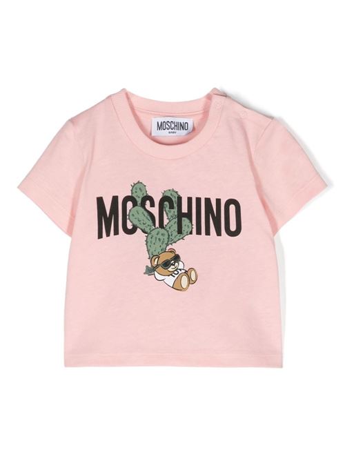 t-shirt bambina manica corta MOSCHINO BABY | MXM032LAA0250209